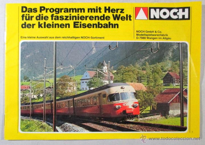 Brinquedos antigos: CAT&Aacute;LOGO JUGUETES , NOCH , TREN , FERROCARRIL , ALEMANIA