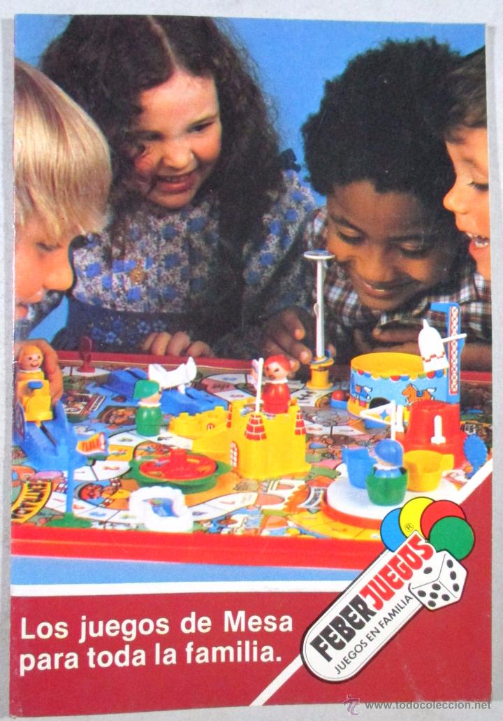 Juguetes antiguos: CAT&Aacute;LOGO JUGUETES , FEBER , JUEGOS DE MESA , 1983