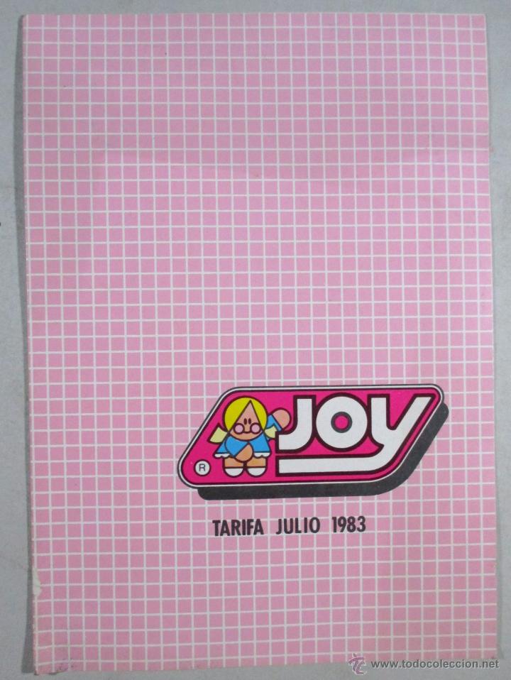 Juguetes antiguos: CAT&Aacute;LOGO JUGUETES , JOY , TARIFAS JULIO 1983