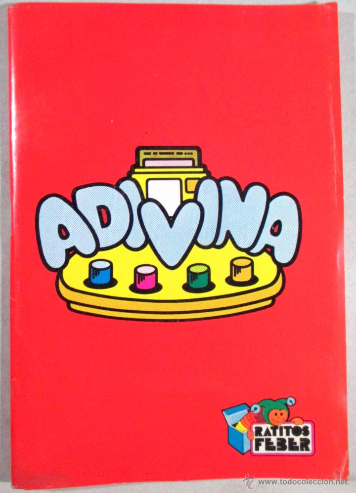 Juguetes antiguos: LIBRO DE PUNTAJE , ADIVINA , RATITOS FEBER , JUEGO DE MESA