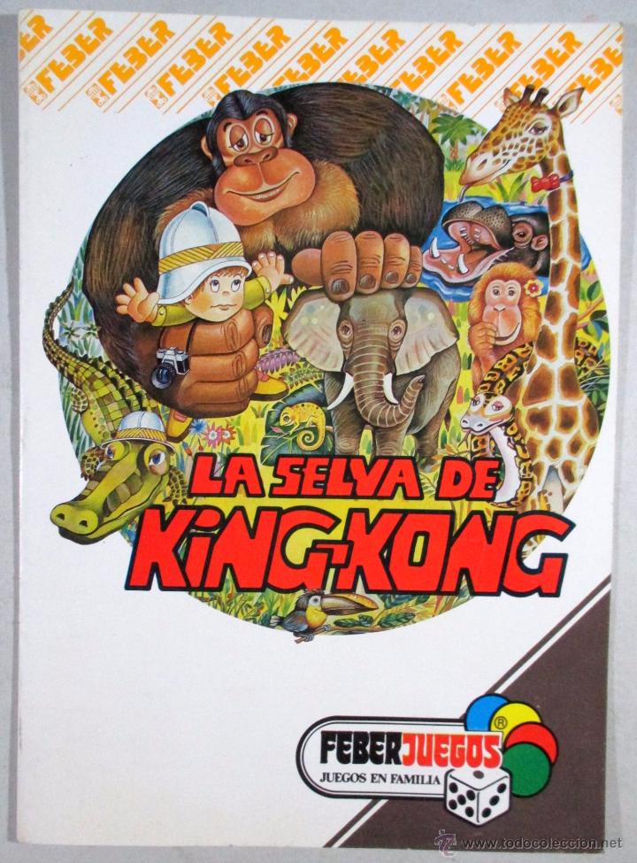 Juguetes antiguos: LIBRO DE INSTRUCCIONES , JUEGO DE MESA , LA SELVA DE KING-KONG , FEBER
