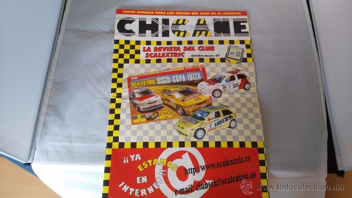 Juguetes antiguos: chicane la revista del club scalextric n&ordm; 10  11  12