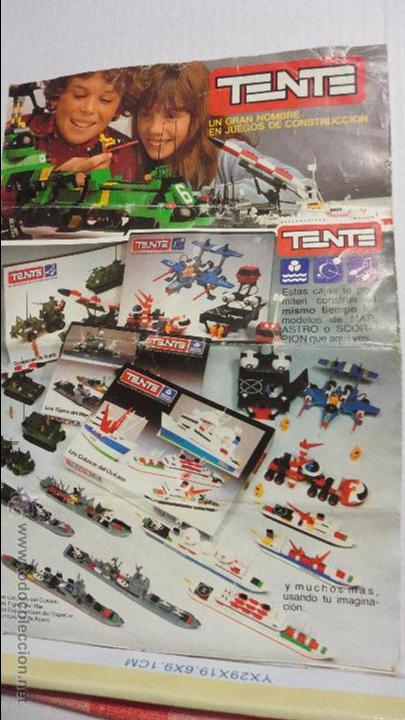 Juguetes antiguos: ANTIGUO CATALOGO JUEGOS DE CONSTRUCCION TENTE.1982?