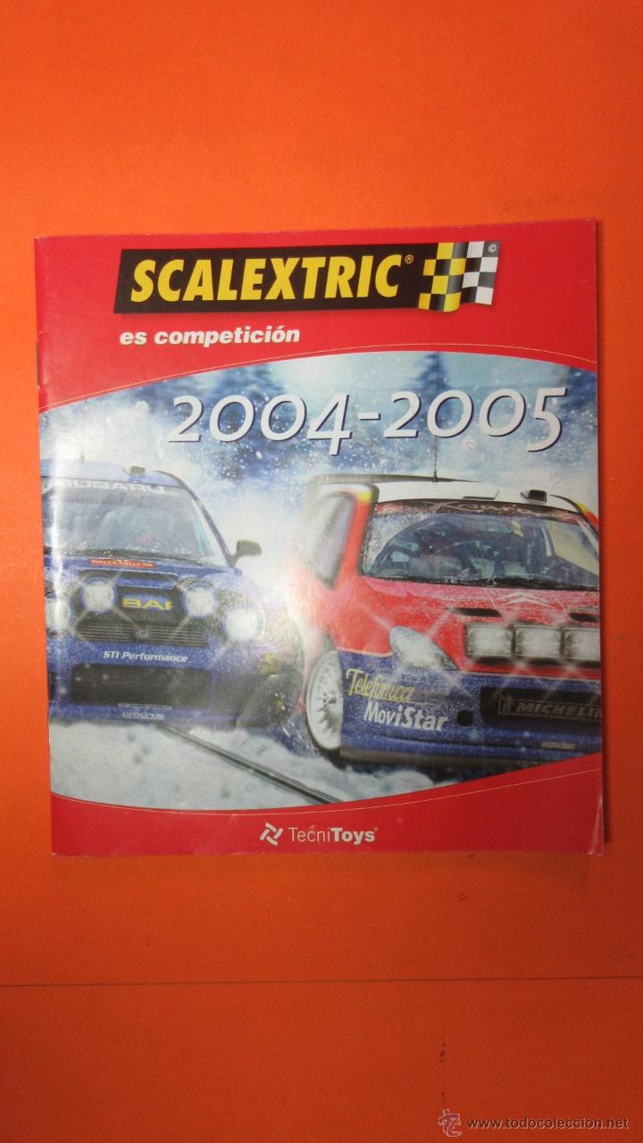 Juguetes antiguos: CATALOGO SCALEXTRIC 2004-2005 - Foto 1