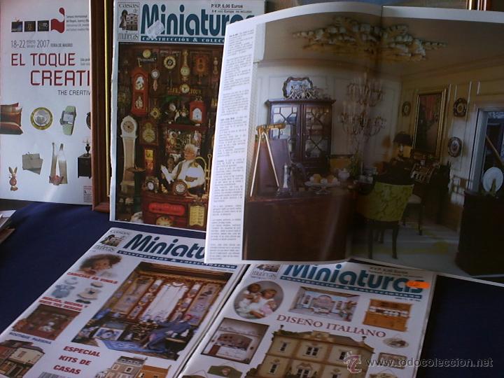 Juguetes antiguos: LOTE REVISTAS INCOMPLETAS DE MINIATURAS