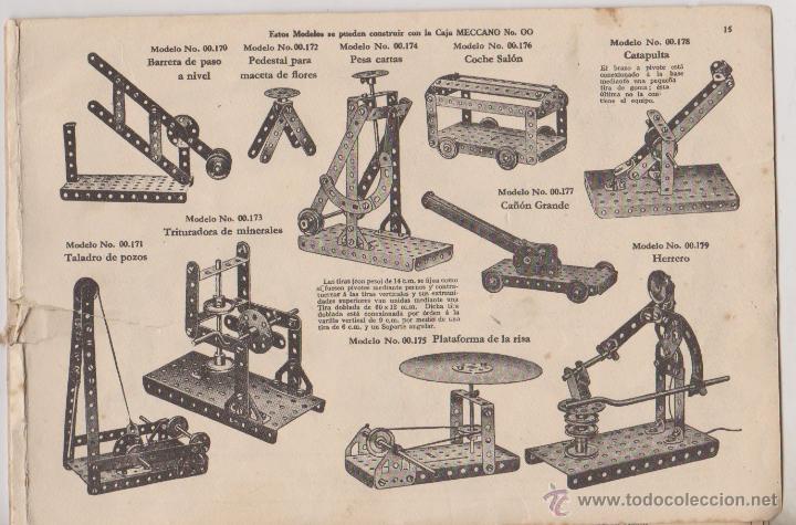 Juguetes antiguos: CATALOGO DE MECANO N&ordm; 00 - Foto 3