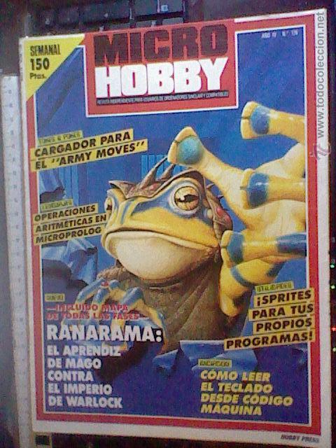 Brinquedos antigos: REVISTA JUEGOS MICRO HOBBY N&ordm; 126 A&Ntilde;O IV