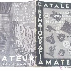 Juguetes antiguos: CATÀLEG D´APARELLS I FILMS DE LLOGUER. PATHÉ-BABY. ANY 1933-1934. Lote 55046512