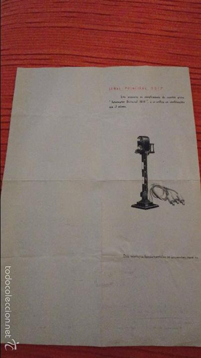 Brinquedos antigos: ANTIGUO FOLLETO.SE&Ntilde;AL PRINCIPAL 2017.TRENES A ESCALA.