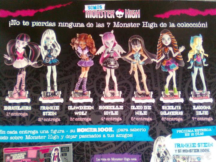 Brinquedos antigos: Monster High - Poster gigante en cart&oacute;n r&iacute;gido introductorio de la colecci&oacute;n