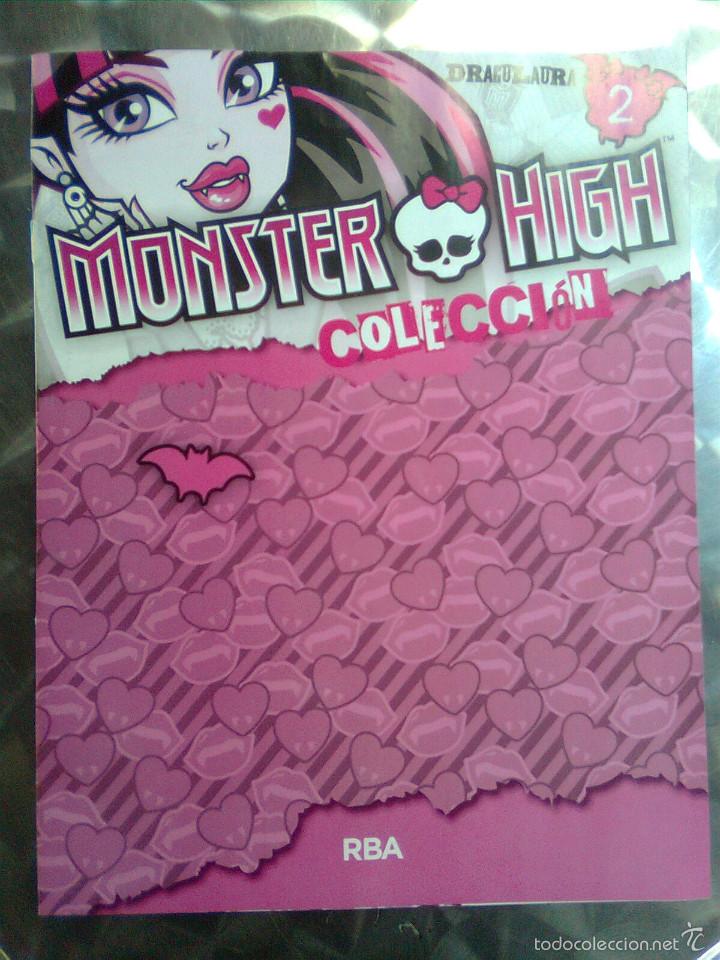 Giocattoli antichi: Fasc&iacute;culo Monster high Colecci&oacute;n n&ordm; 2 - Draculaura - RBA, 2015 - Dracu laura
