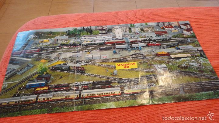 Old Toys: ANTIGUO PLANO TREN A ESCALA MARKLIN.HO.ALEMANIA.A&Ntilde;OS 70?