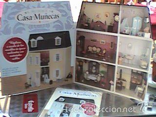 Brinquedos antigos: Poster espositor troquelado en cart&oacute;n que acompa&ntilde;aba la colecci&oacute;n crea y decora tu casa de mu&ntilde;ecas..