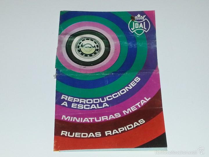 Juguetes antiguos: JOAL : ANTIGUO CATALOGO DE MINIATURAS DE METAL JOAL A&Ntilde;OS 70  ESCALA 1 / 43 DESPLEGABLE