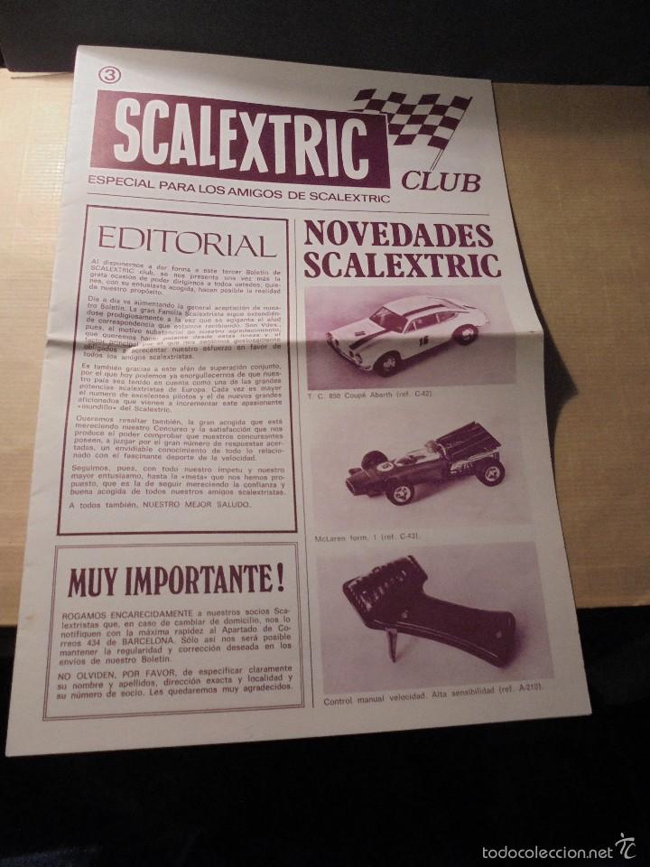 Giocattoli antichi: SCALEXTRIC CLUB N&ordm; 3 - 8 PAG. 30X20 CM. - 1970