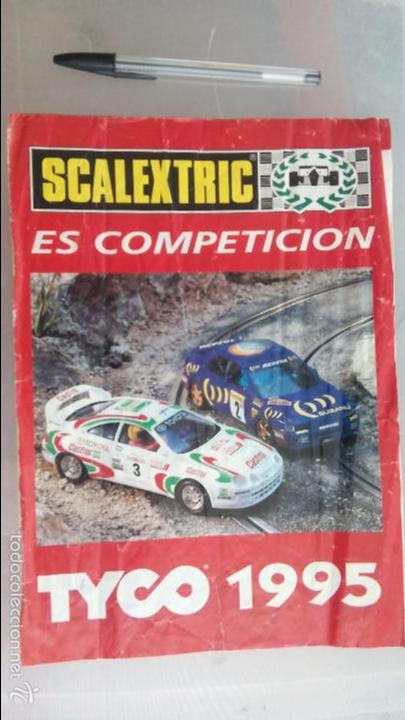 Juguetes antiguos: Scalextric Tyco, Cat&aacute;logo a&ntilde;o 1995 - Foto 1