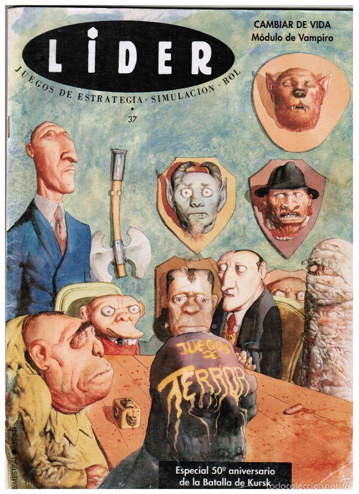Giocattoli antichi: REVISTA LIDER N&ordm; 37 - M&Oacute;DULO: VAMPIRO - JUEGOS DE ESTRATEGIA SIMULACI&Oacute;N ROL / JOC INTERNACIONAL