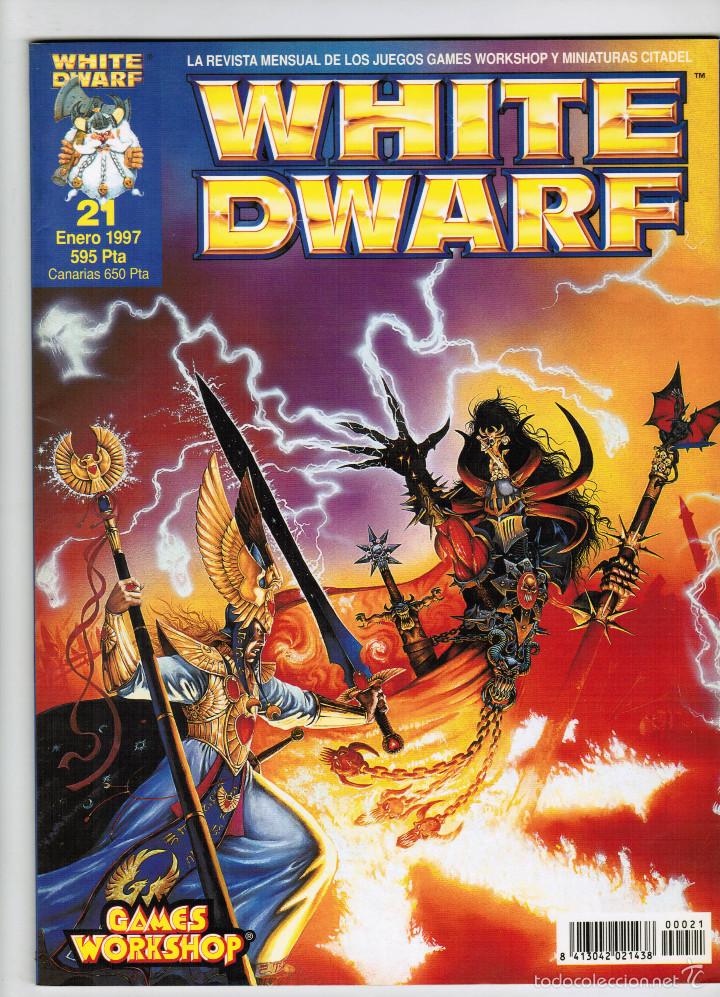Giocattoli antichi: REVISTA WHITE DWARF N&ordm; 21 / GAMES WORKSHOP 1997 - EDICI&Oacute;N EN ESPA&Ntilde;OL