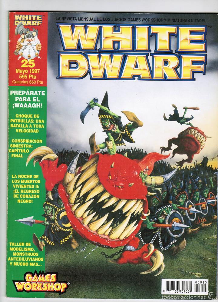 Giocattoli antichi: REVISTA WHITE DWARF N&ordm; 25 / GAMES WORKSHOP 1997 - EDICI&Oacute;N EN ESPA&Ntilde;OL