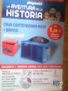 Jouets Anciens: boletin suscripci&oacute;n Playmobil . la aventura de la historia - suplemento cajas