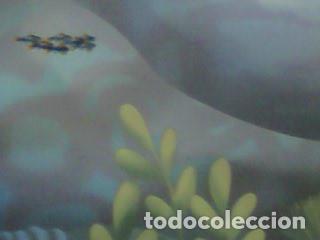 Jouets Anciens: Fondo escenario para diorama de la colecci&oacute;n los animales del mar y los polos -19.50 por 13,50 cms