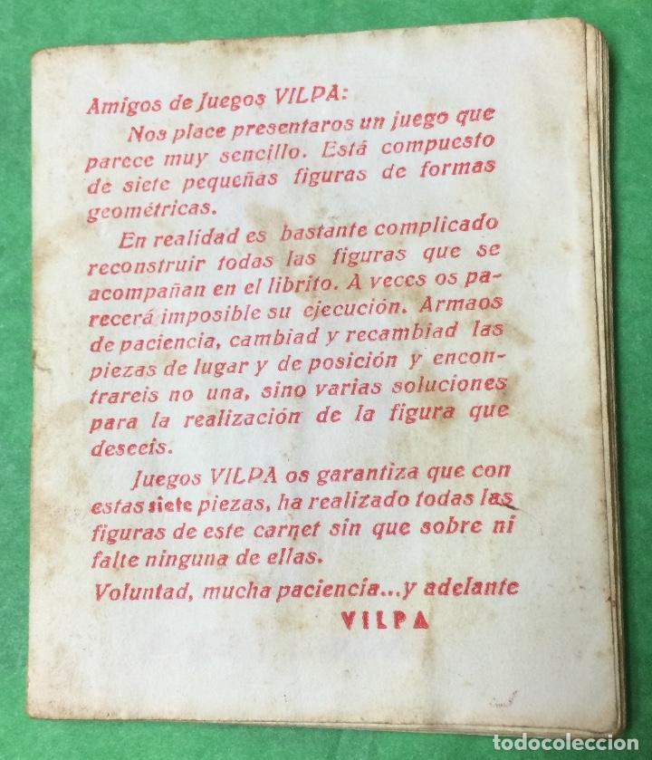 Giocattoli antichi: Antiguo Folleto de Juegos Vilpa - Con 50 figuras