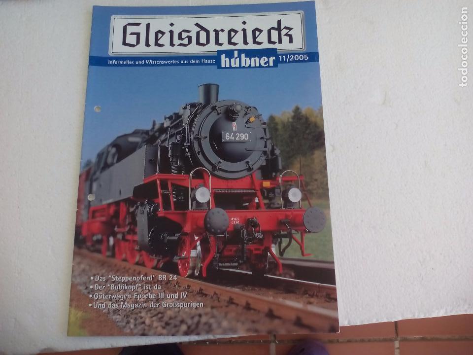 Giocattoli antichi: H&uuml;bner Gleisdreieck. Informelles und Wissenswertes aus dem hause. 11/2005.Revista trenes tren H0