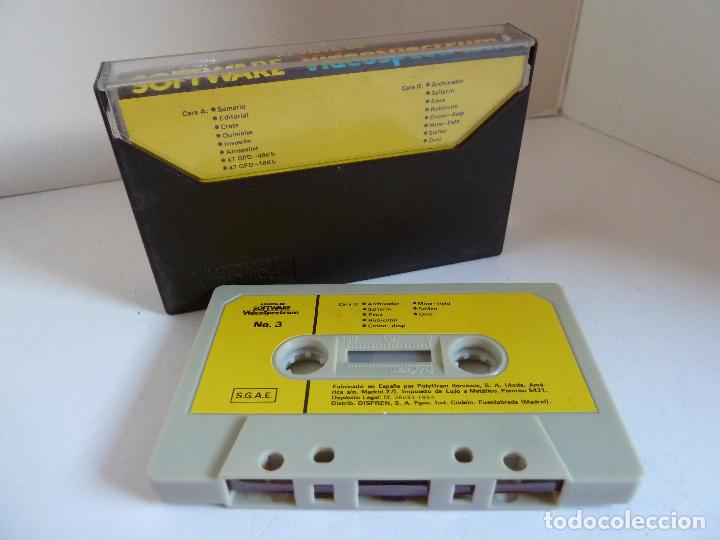 Juguetes antiguos: REVISTA DE SOFTWARE VIDEOSPECTRUM 3. CASSETTE CON 15 PROGRAMAS - Foto 2