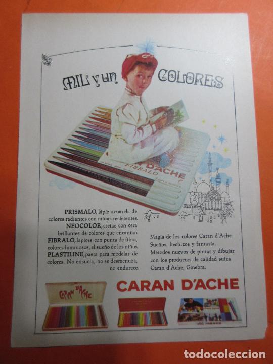 Giocattoli antichi: PUBLICIDAD 1970 - COLECCION JUGUETES - COLORES CARAN D'ACHE