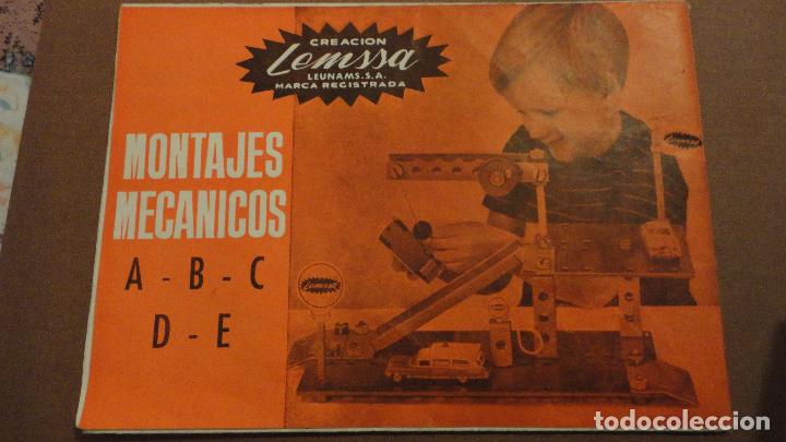 Giocattoli antichi: ANTIGUO CATALOGO.FOLLETO.CREACION LEMSSA.MONTAJES MECANICOS.