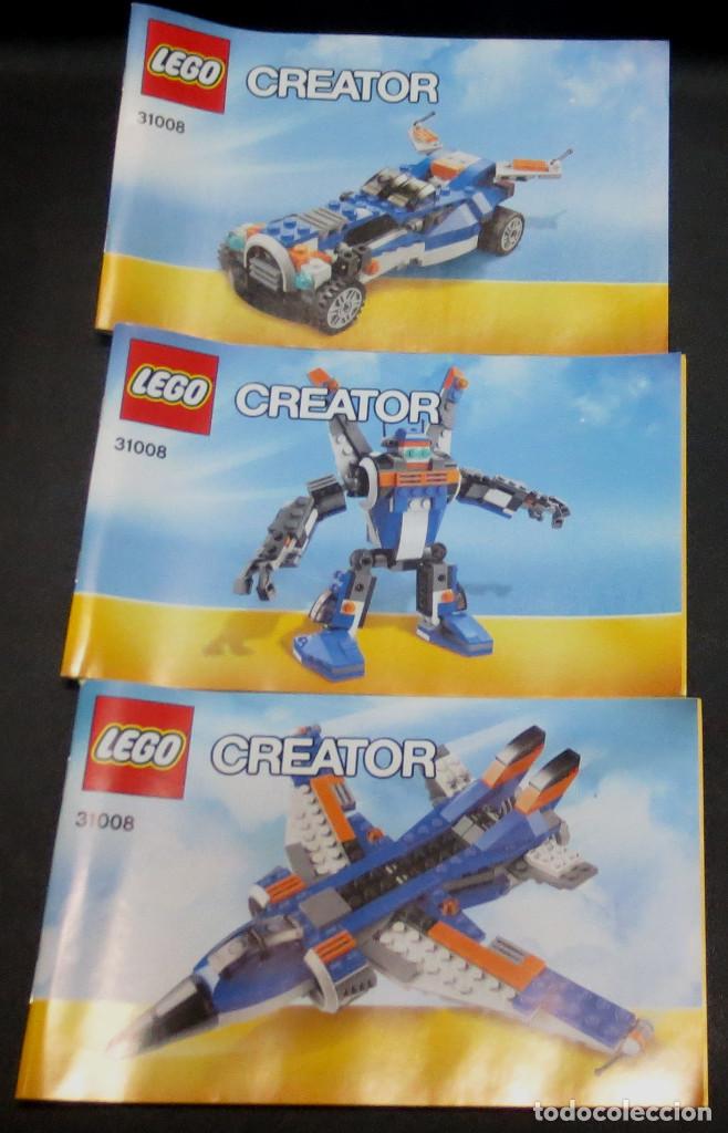 Juguetes antiguos: 3 CAT&Aacute;LOGOS LEGO CREATOR REF. 31008 - Foto 1