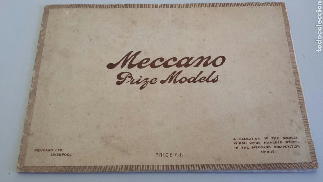 Brinquedos antigos: Catalogo meccano de modelos premiados en el concurso de 1914 1915