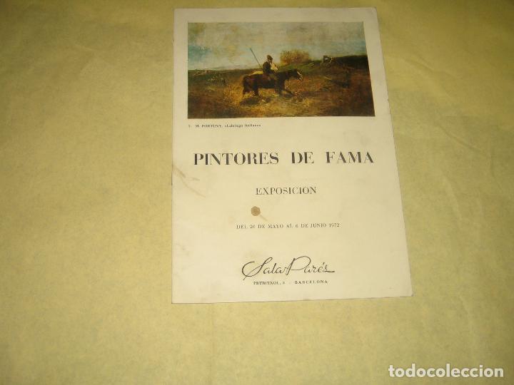 Giocattoli antichi: SALA PARES - CATALOGO DE PINTURA 1972 - FORTUNY, MATILLA..I.PASCUAL...