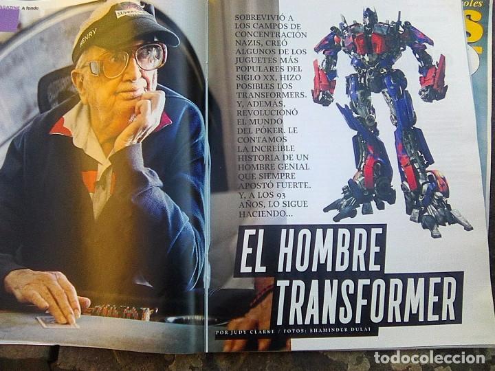 Giocattoli antichi: Revista El Semanal con reportaje sobre Henry Ornstein, creador de los transformers