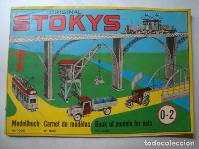 Giocattoli antichi: ORIGINAL STOKYS 1002 MODELLBUCH CARNET DE MOD&Egrave;LES BOOK OF MODELS FOR SETS 0-2 (SUIZA). 58 P&Aacute;G.