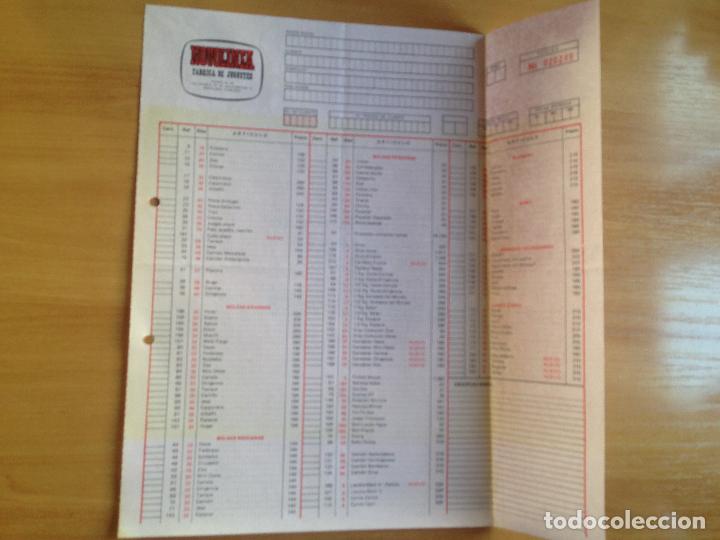 Giocattoli antichi: ANTIGUA TARIFA DE PRECIOS JUGUETERIA JUGUETES NOVOLINEA A&Ntilde;OS 80s