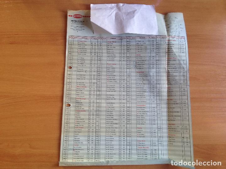 Giocattoli antichi: ANTIGUA TARIFA DE PRECIOS JUGUETERIA JUGUETES GEYPER A&Ntilde;O 1986