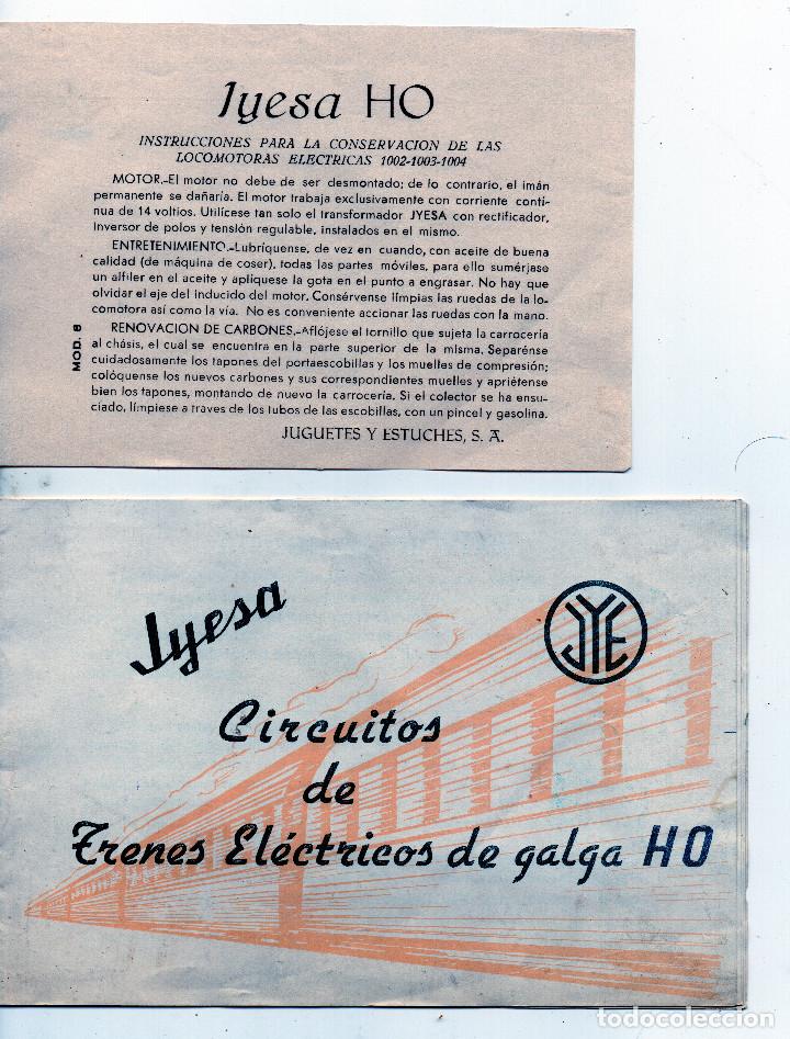 Giocattoli antichi: Jyesa circuitos de trenes el&eacute;ctricos de galga H O