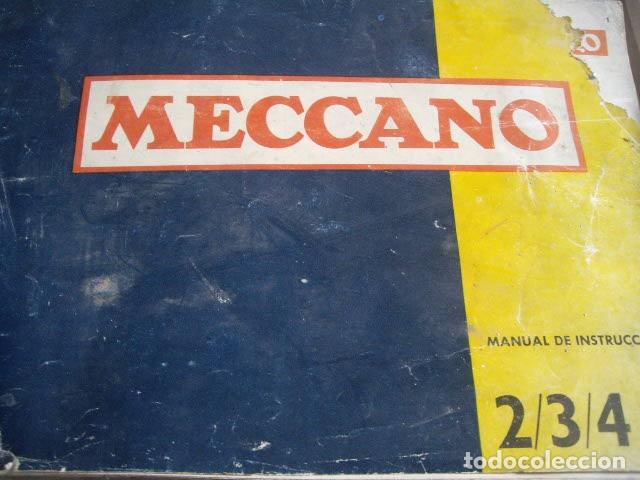 Giocattoli antichi: meccano-manual de instrucciones-a todo color a&ntilde;o 1970