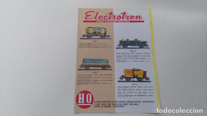 Juguetes antiguos: antiguo catalogo de electrotren - Foto 1