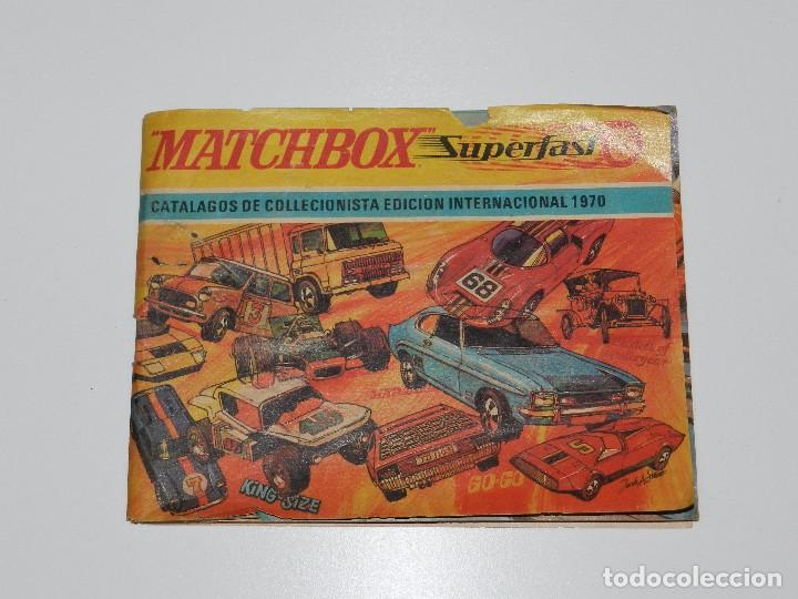 Brinquedos antigos: CATALGO MATCHBOX 1970 , ALGUNA ROTURITA , SE&Ntilde;ALES DE USO