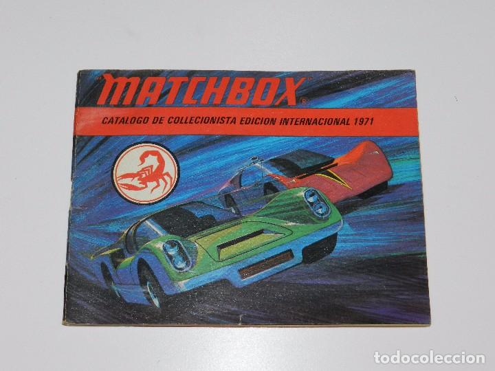 Old Toys: CATALGO MATCHBOX 1971 CATALOGO DE COLLECIONISTA EDICION INTERNACIONAL 1971 , SE&Ntilde;ALES DE USO