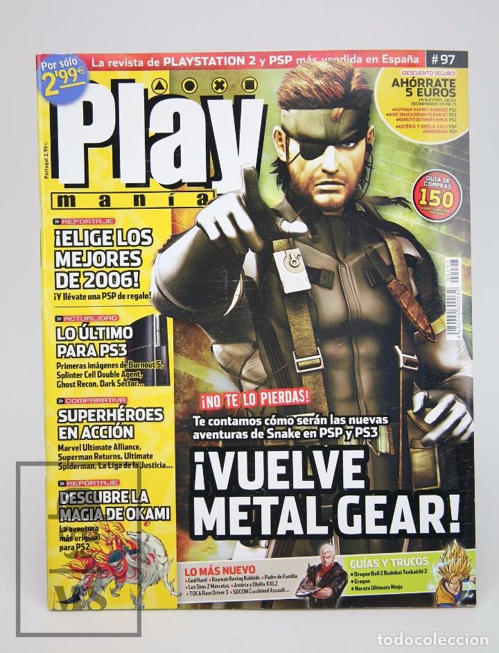 Old Toys: Revista de Videojuegos - Play Man&iacute;a, 2007. N&ordm; 97, Metal Gear, La Magia de Okami.