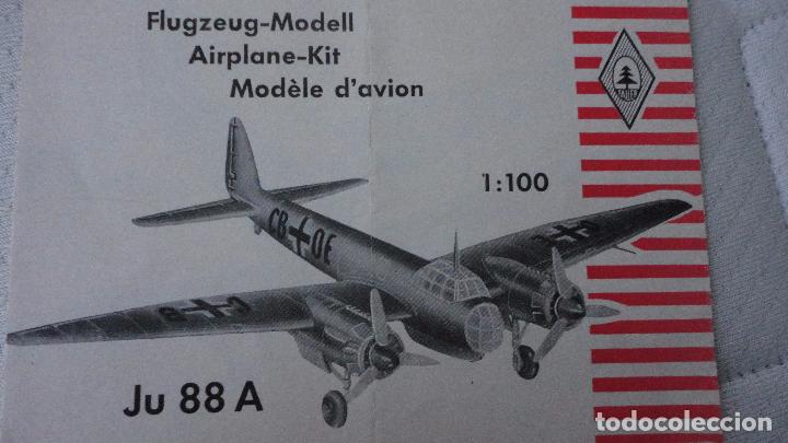 Old Toys: ANTIGUO FOLLETO.AIRPLALE-KIT.FALLER JU 88 A.