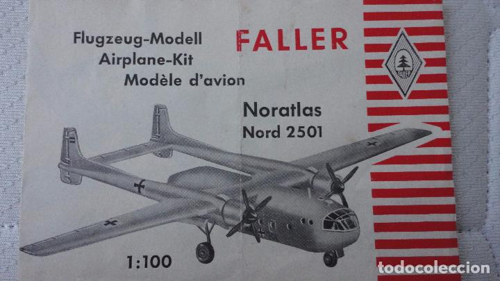 Old Toys: ANTIGUO CATALOGO.AIRPLANE-KIT.NORATLAS NORD 2501.FALLER