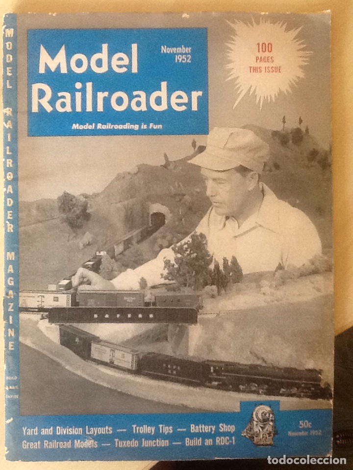Juguetes antiguos: Model Railroader November 1952 - Foto 1