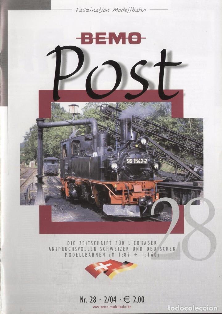 Juguetes antiguos: cat&aacute;logo revista BEMO POST No 28 2/2004 Spur HOm - en alem&aacute;n - Foto 1