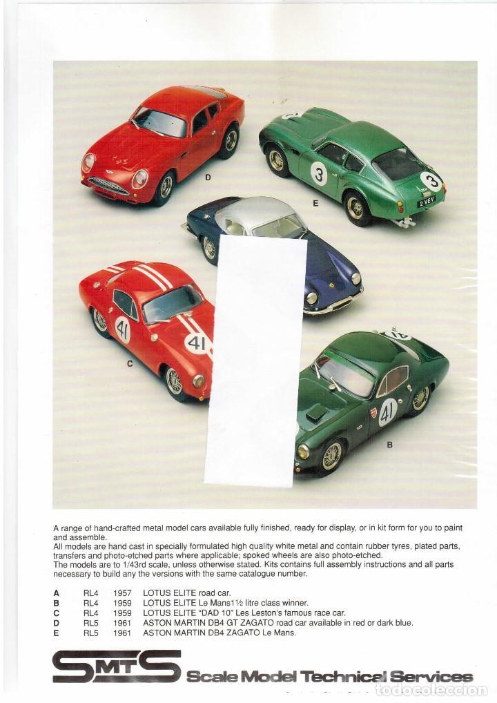 Juguetes antiguos: SCALE MODEL TECHNICAL SERVICES. SMTS. ENGLAND. - Foto 1