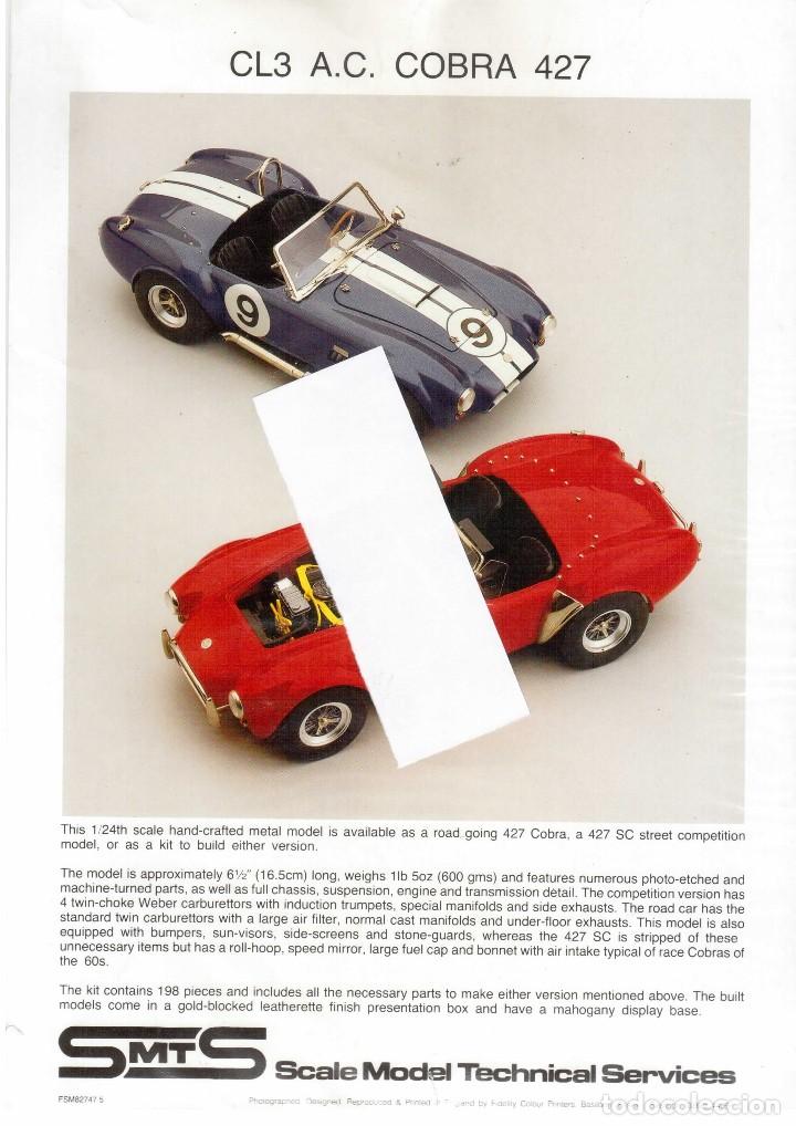 Juguetes antiguos: SCALE MODEL TECHNICAL SERVICES. SMTS. ENGLAND. - Foto 1