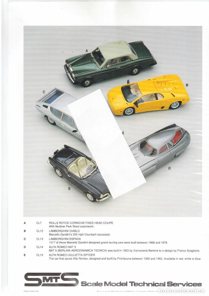 Juguetes antiguos: SCALE MODEL TECHNICAL SERVICES. SMTS. ENGLAND. - Foto 1
